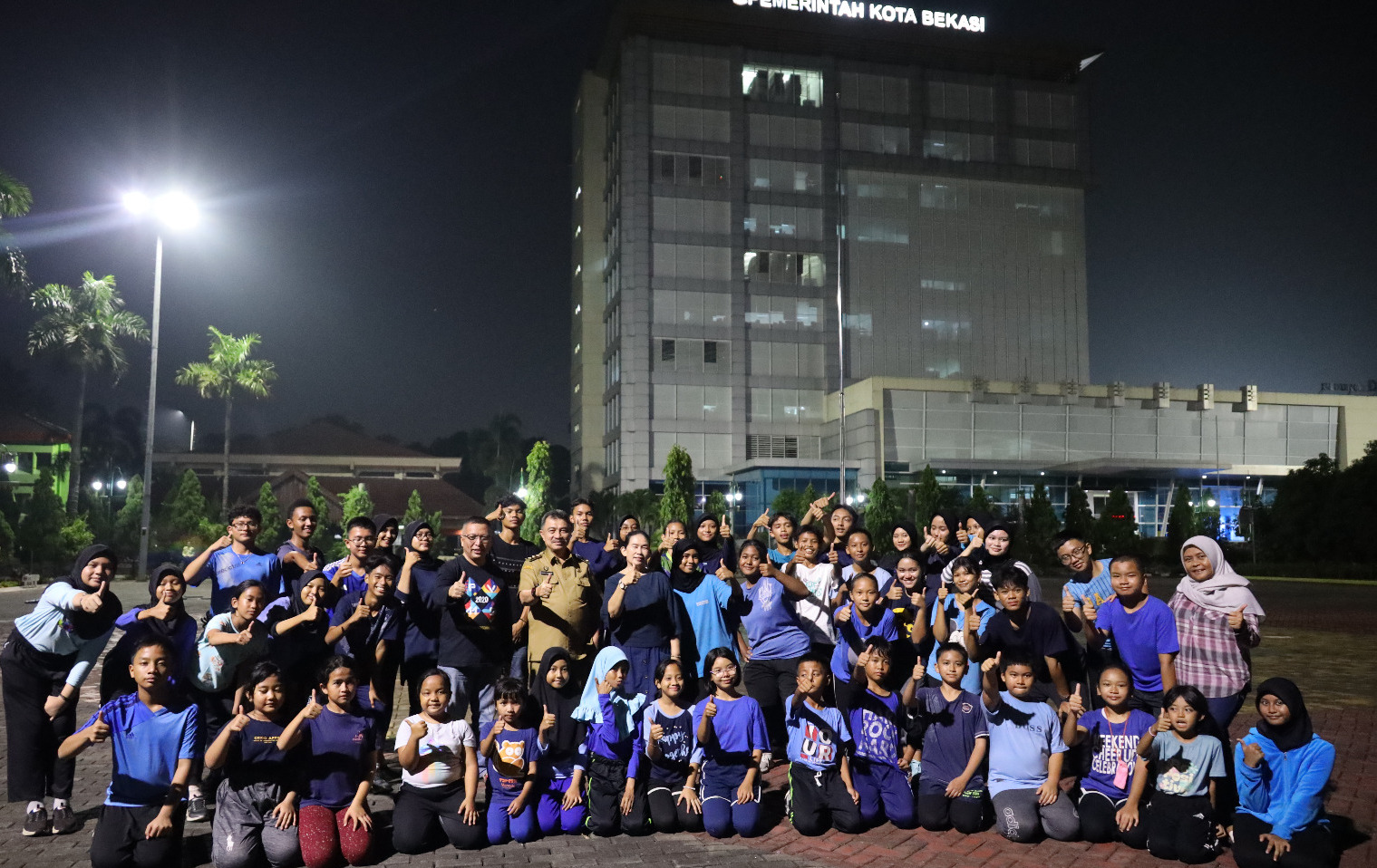 Wawali Bekasi Saksikan Langsung Latihan Marching Band Gita Swara Candrabhaga