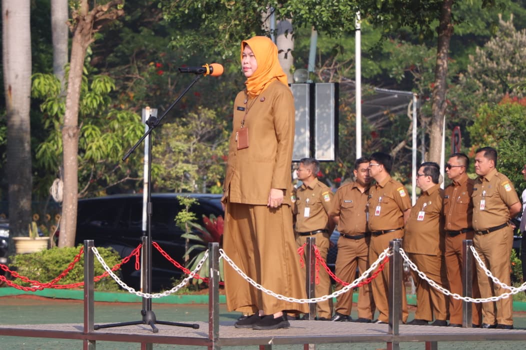 Pimpin Apel, Pj Sekda Kabupaten Bekasi Ingatkan Kembali Pentingnya Disiplin ASN