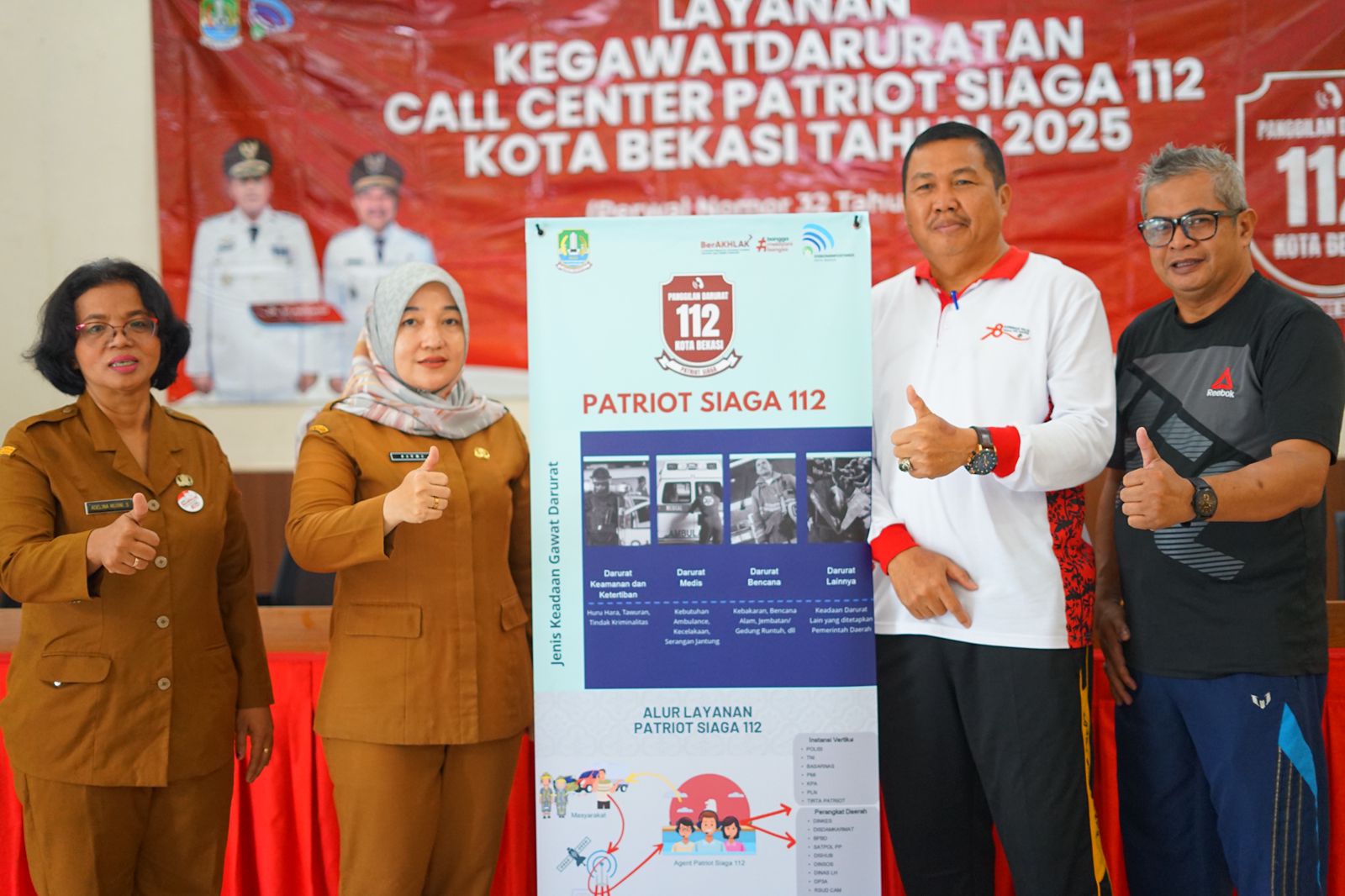 Diskominfostandi : Jika Terjadi  Kegawatdaruratan di Kota Bekasi Hubungi Layanan 112