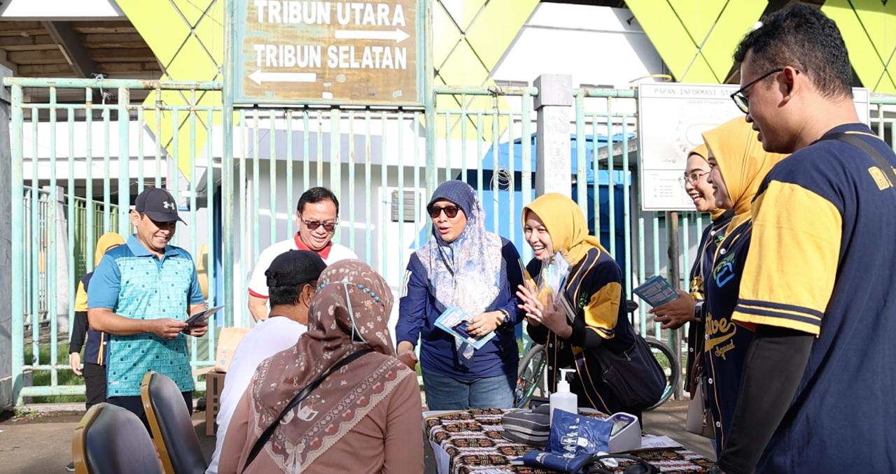 CFD Kota Bekasi Semarak dengan Pemeriksaan Kesehatan Gratis