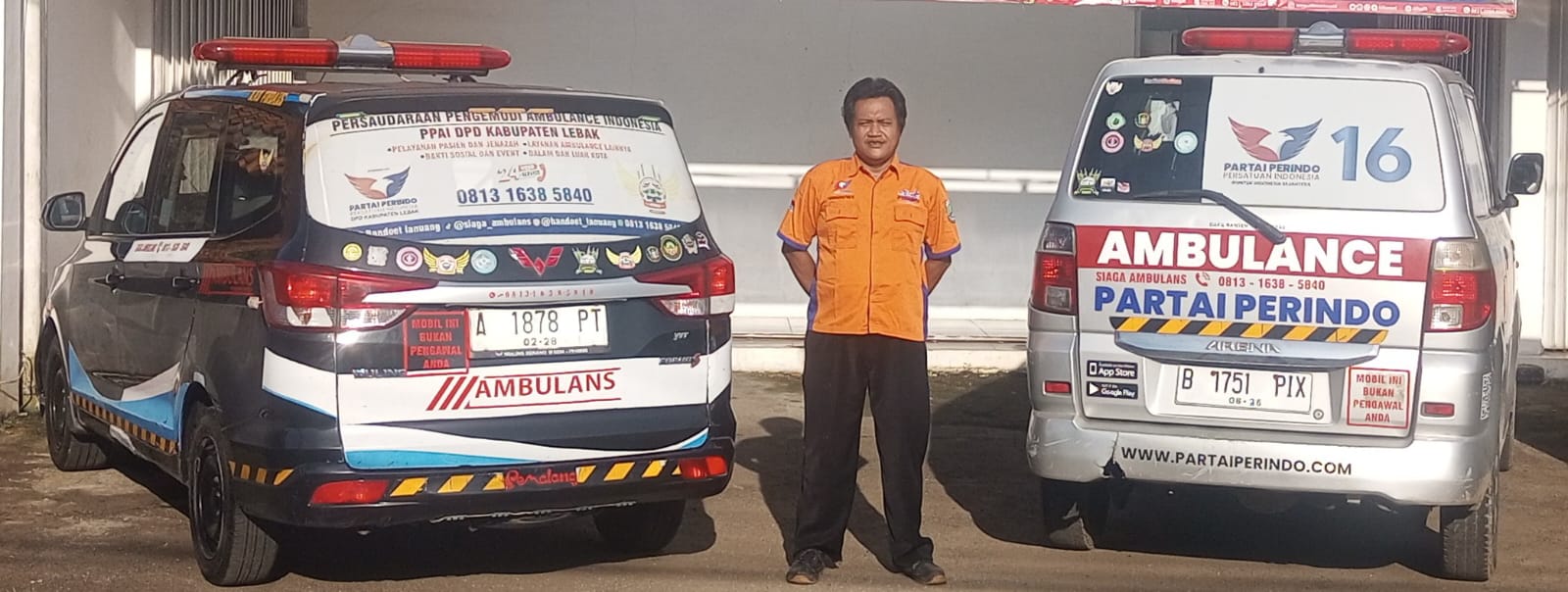 Perindo Lebak Hadir di Saat Darurat, Ambulans Gratis Siaga 24 Jam untuk Warga