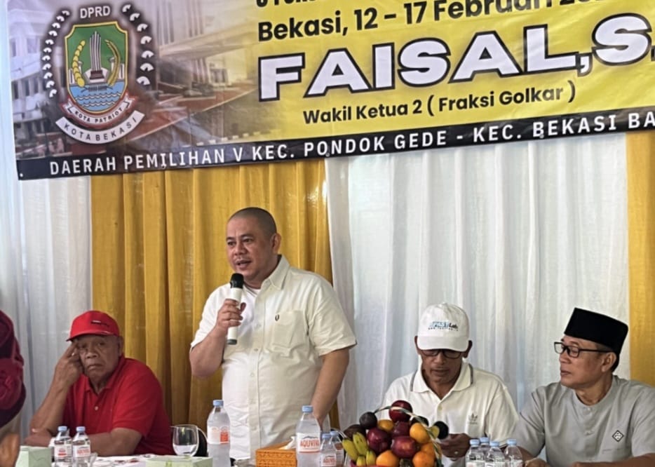 Rangkum Aspirasi Reses, Anggota DPRD, Faisal: Infratruktur Masih Jadi ’PR’ Besar Kota Bekasi