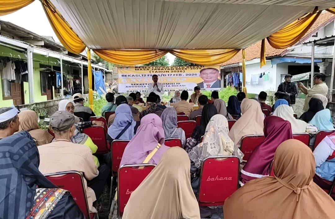 Anggota DPRD, A. Syafei Tampung Aspirasi Warga Jakasetia Akan Keluhan Drainase Hingga PJU, Usulan Masuk APBD 2027