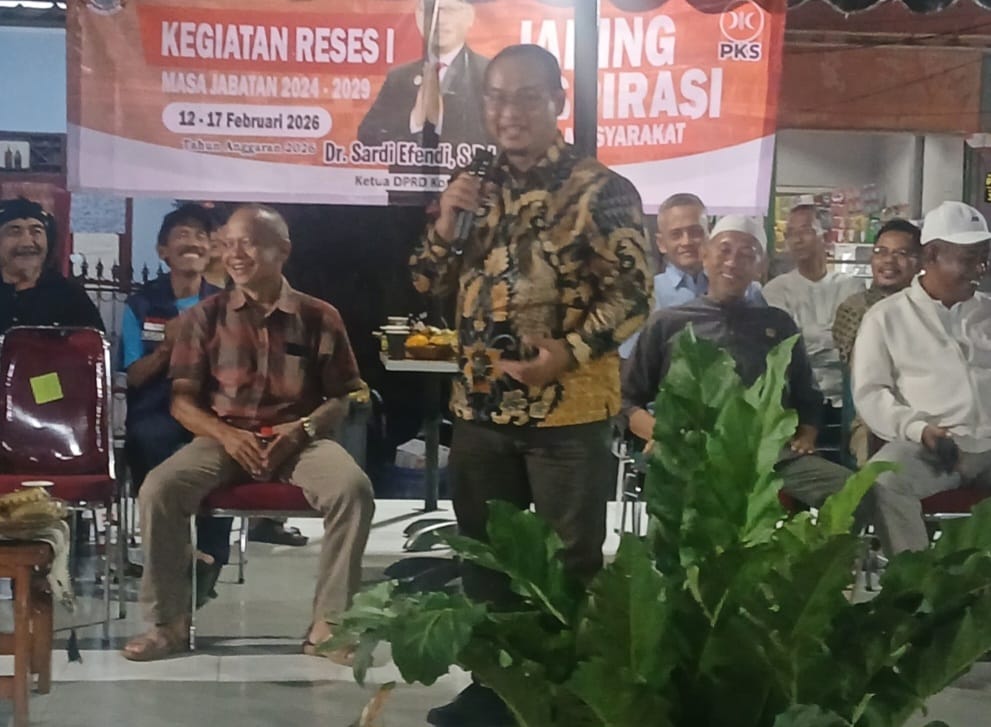 Reses Ketua DPRD Jaring Aspirasi, Sardi: Jalankan Pembangunan Berkesinambungan