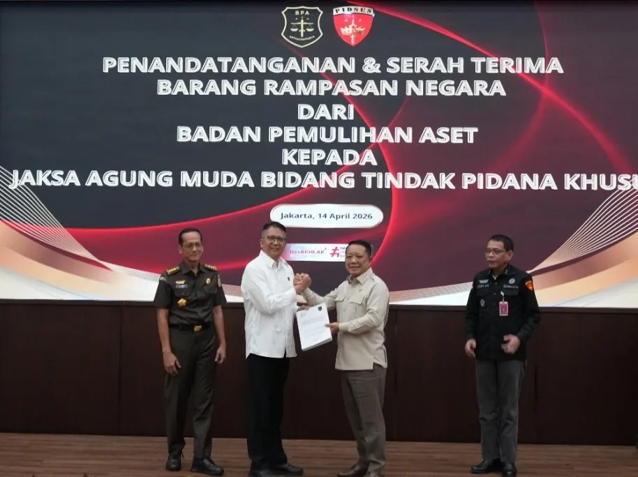 Aset Rampasan Diserahkan, Jampidsus Perkuat Kinerja Satgasus P3TPK