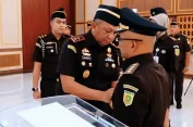 Empat Pejabat Kejati Sumsel Dilantik, Ini Pesan Ketut Sumedana