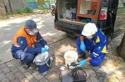 Kali Rawalumbu Diduga Tercemar Limbah Cat, DLH Kota Bekasi Turun Tangan