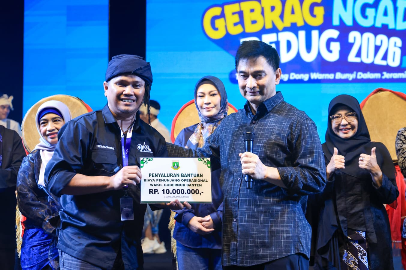 Wagub Dimyati: Ngadu Bedug Harus Tetap Bergema sebagai Identitas Budaya Pandeglang