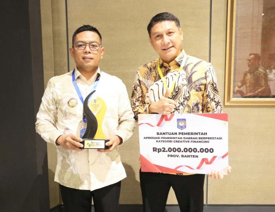 Raih Penghargaan Creative Financing, Bank Banten Siap Perkuat Keuangan Pemda di Banten
