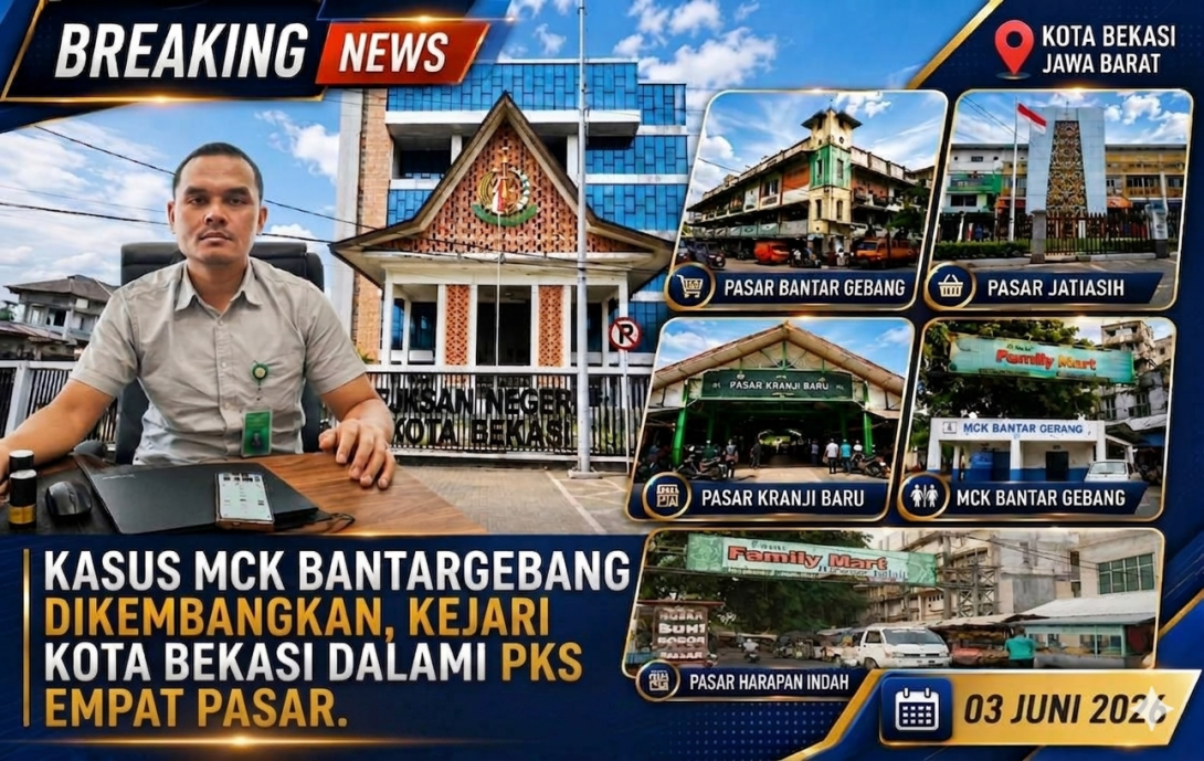 Kasus MCK Bantargebang Dikembangkan, Kejari Kota Bekasi Dalami PKS Empat Pasar