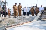Gubernur Andra Soni Tinjau Rekonstruksi Jalan Teluknaga–Dadap