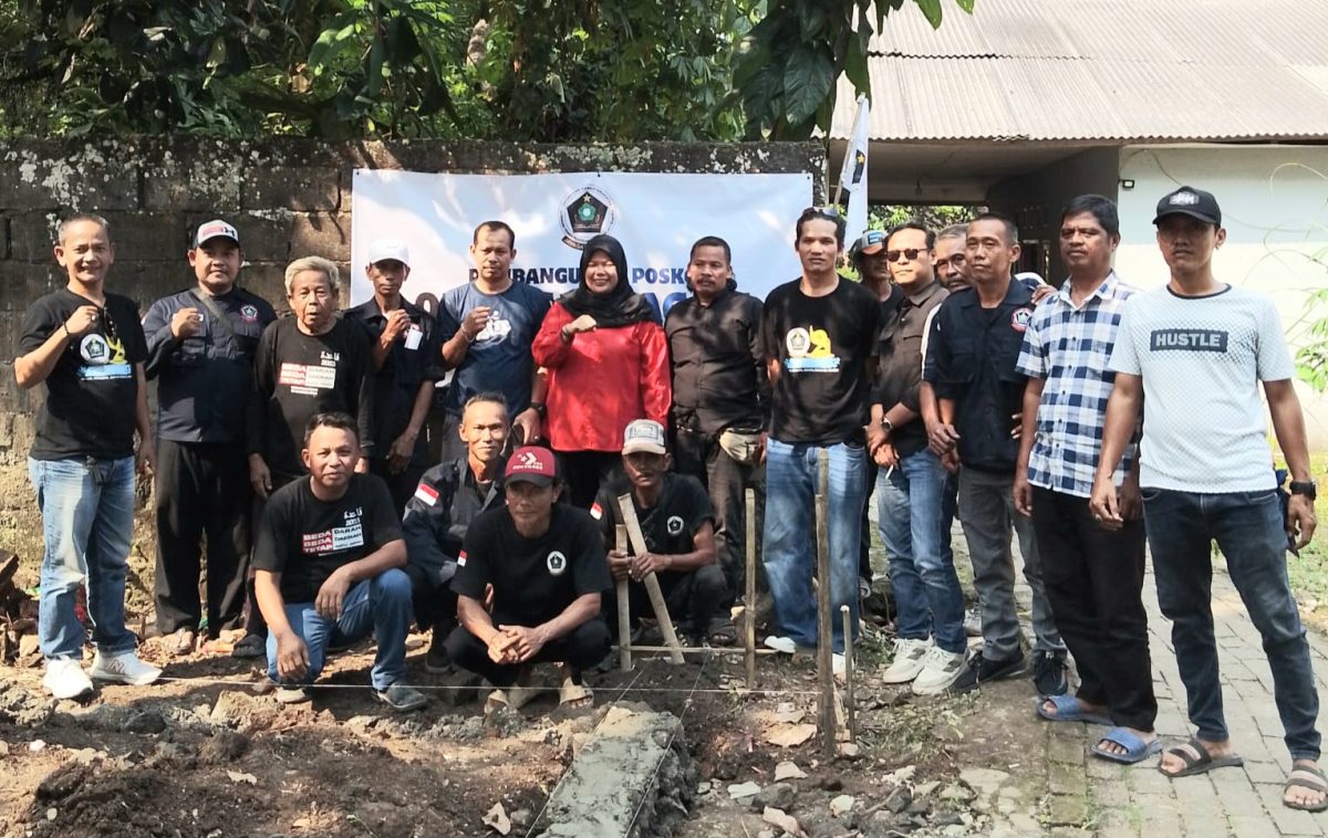 DPC Jayagati Warunggunung Mulai Bangun Sekretariat, Ketua DPRD Lebak Hadiri Peletakan Batu Pertama