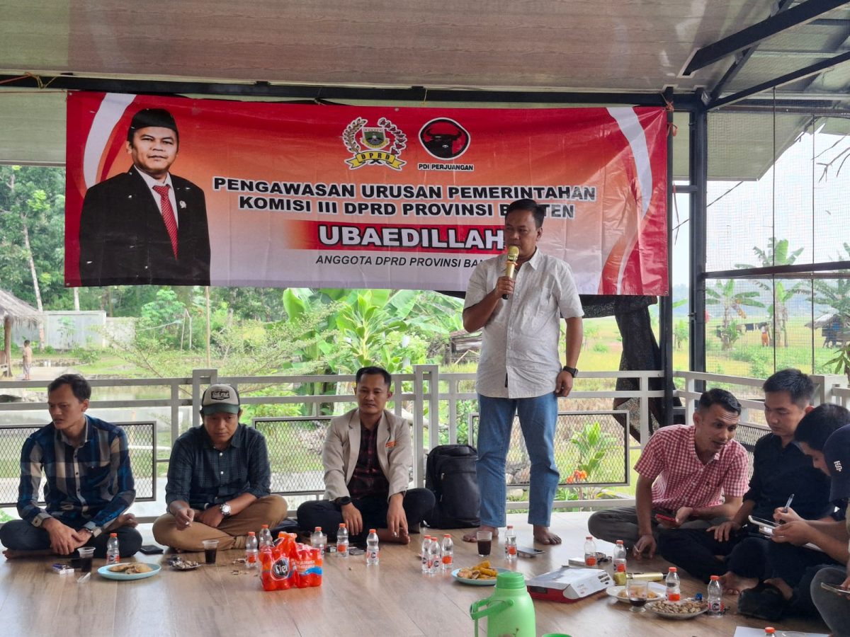 Ubaedillah Sosialisasikan Perda Pajak dan Retribusi, Warga Lebak Diajak Awasi Pelaksanaannya