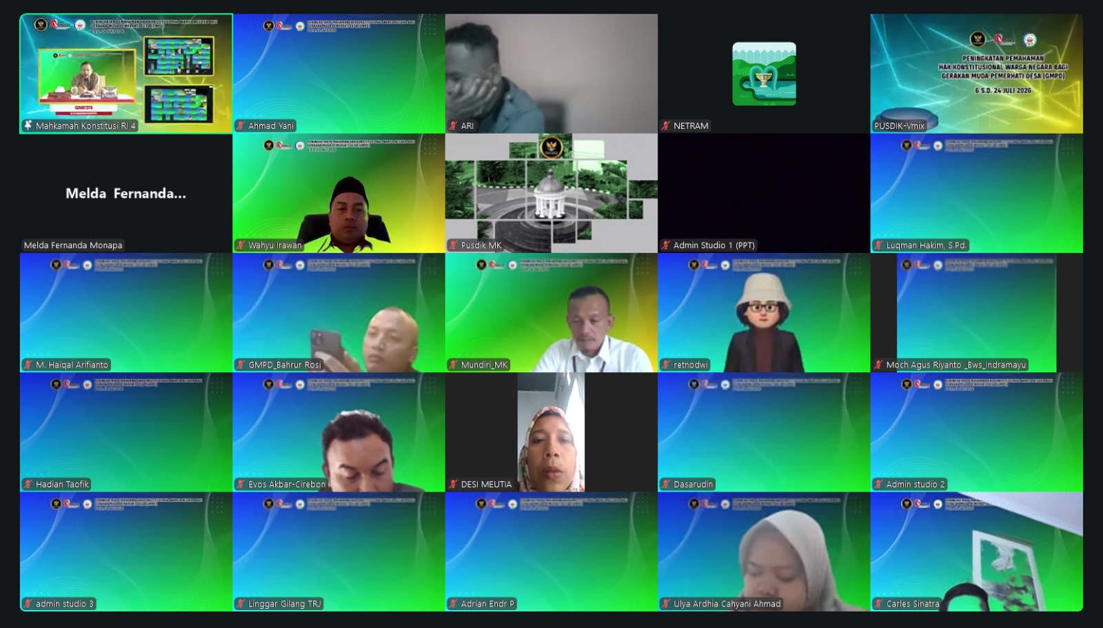 Mahkamah Konstitusi dan GMPD Gelar Webinar Hak Konstitusional Warga Negara