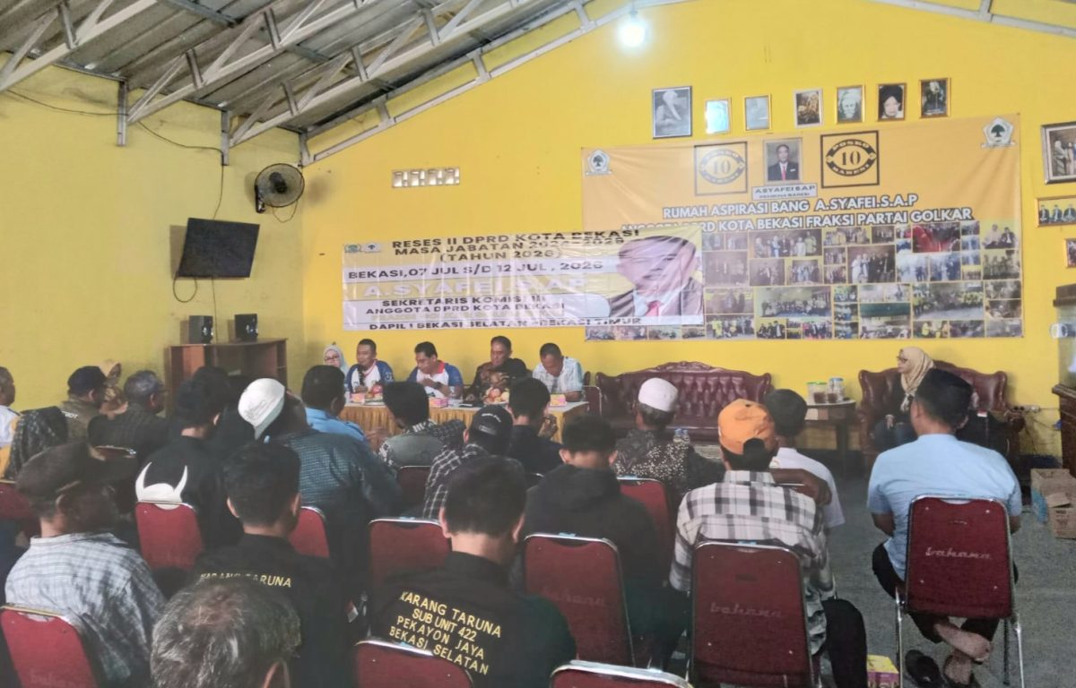 Syafei Serap Aspirasi Warga Pekayon Jaya, Pengadaan TPS dan Penanganan Banjir Jadi Prioritas