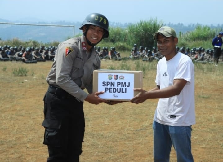 Siswa Diktukba SPN PMJ Gelar Aksi Peduli Sosial