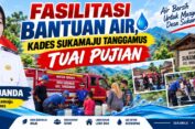 Fasilitasi Bantuan Air, Kades Sukamaju Tanggamus Tuai Pujian