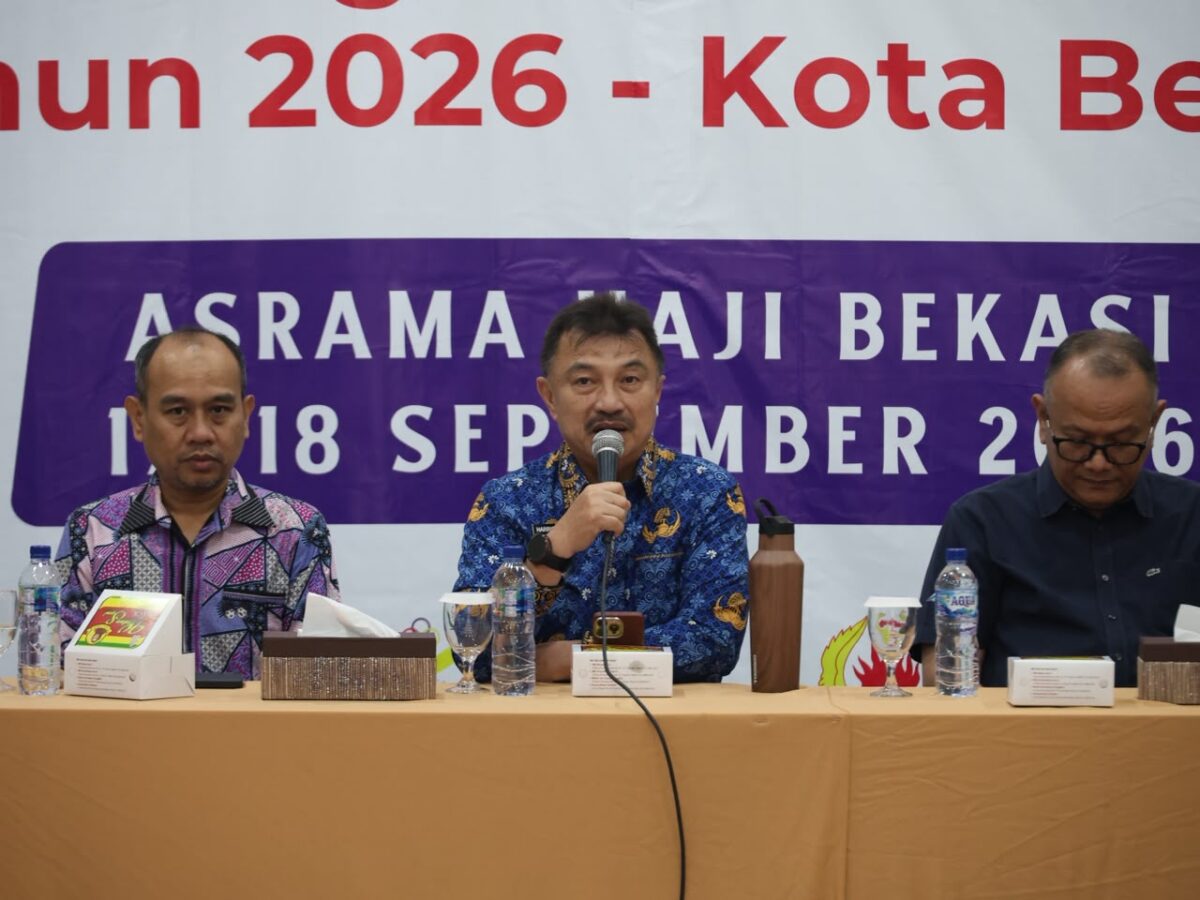 Wawalkot Bekasi Buka DRM Porprov Jabar XV 2026