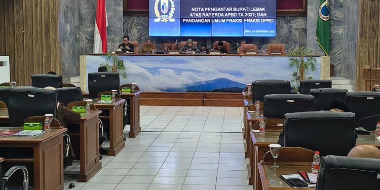 Bupati dan Wabup Tidak Hadir, Anggota DPRD Lebak Walkout